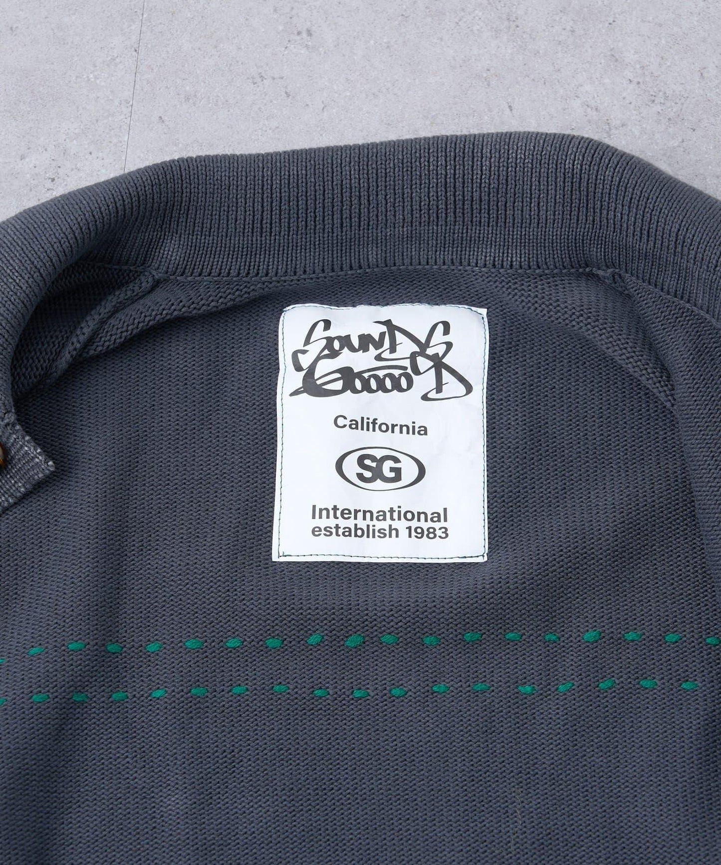 【SOUNDS GOOOOD】成品染色針織夾克