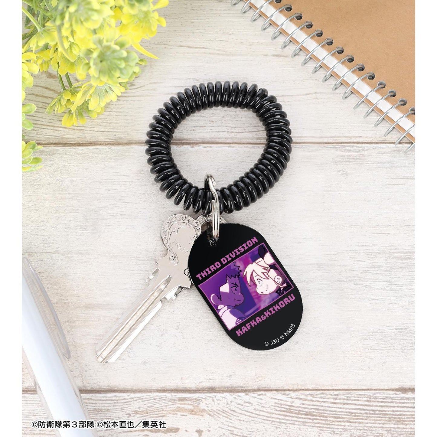 《怪獸8號》(怪獸8號) 輕鬆四格系列 日比野カフカ&四ノ宮キコル 亞克力鑰匙扣 儲物櫃鑰匙款