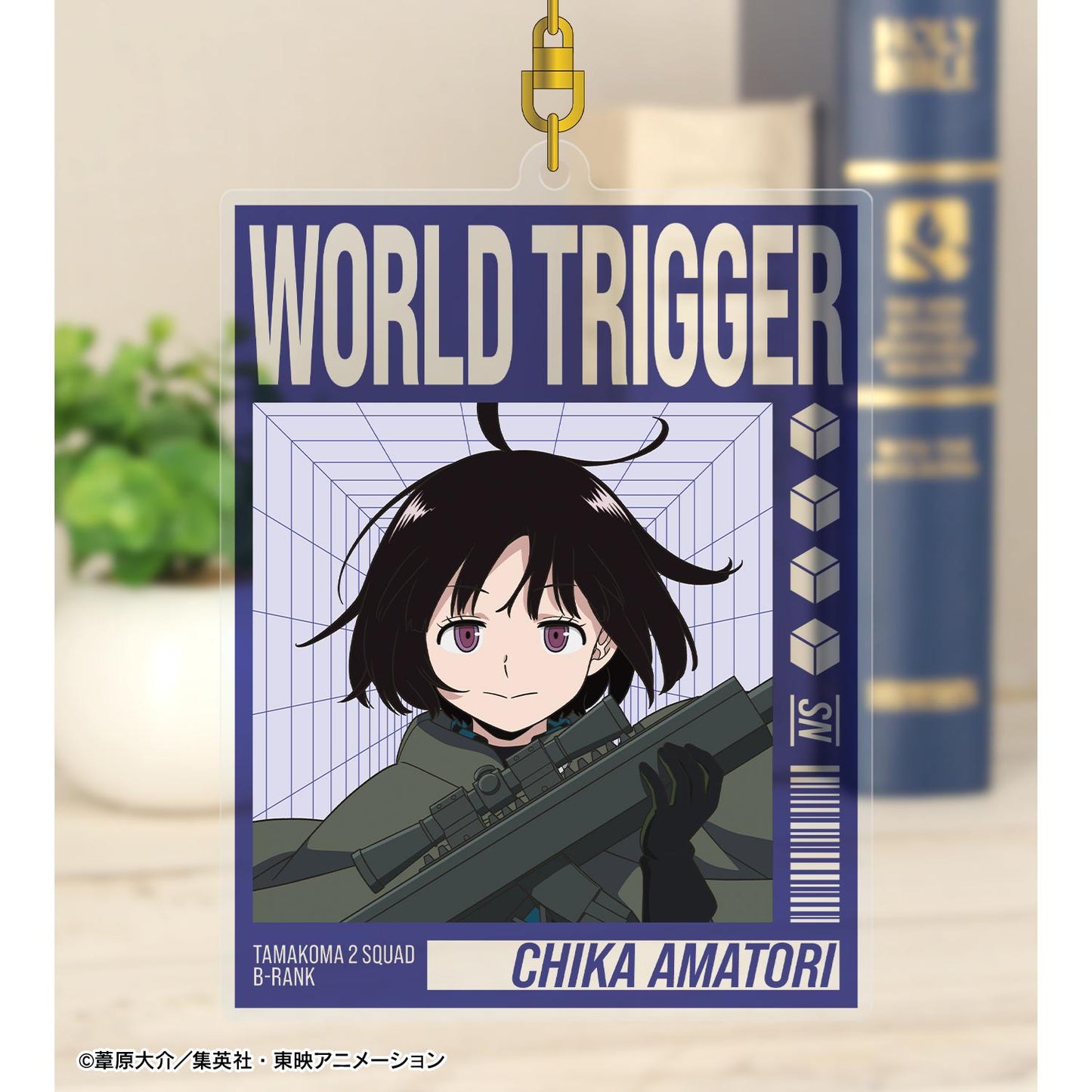 境界觸發者(境界觸發者) 新繪系列 雨取千佳 大號亞克力鑰匙扣 戰鬥開始ver.