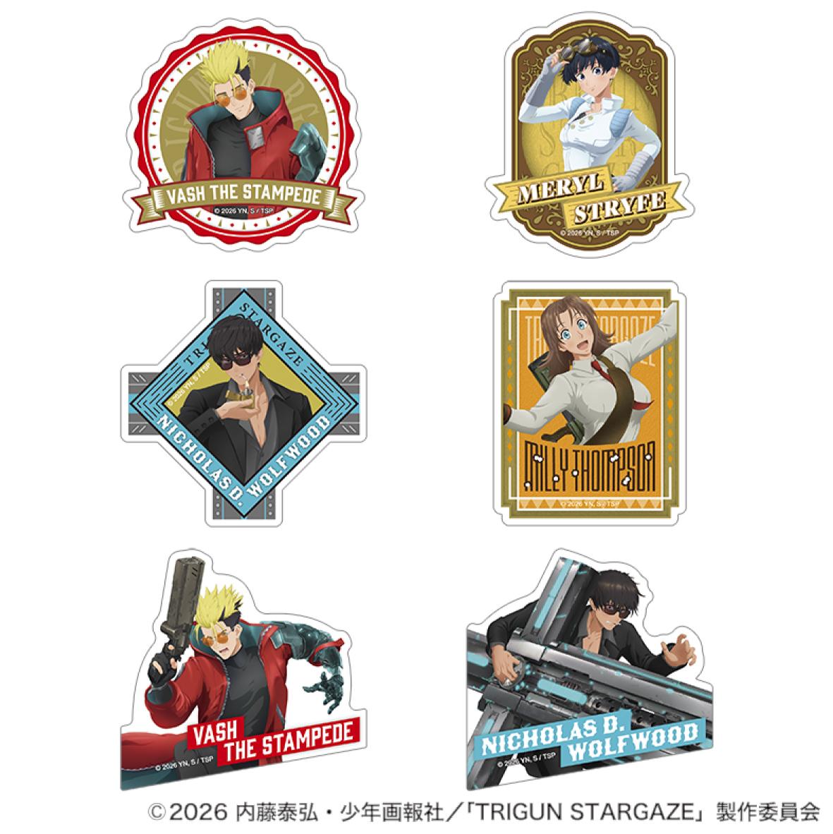 《槍神Trigun》 STARGAZE_系列 メリル・ストライフ 貼紙