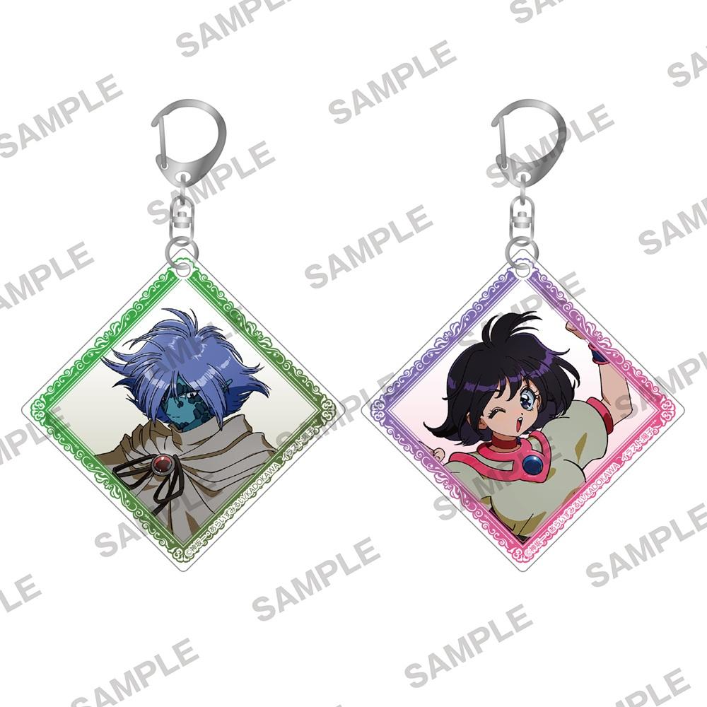 スレイヤーズ(秀逗魔導士) KADOMIX系列 ゼルガディス&アメリア 亞克力鑰匙扣2個套裝 陽子Ver.