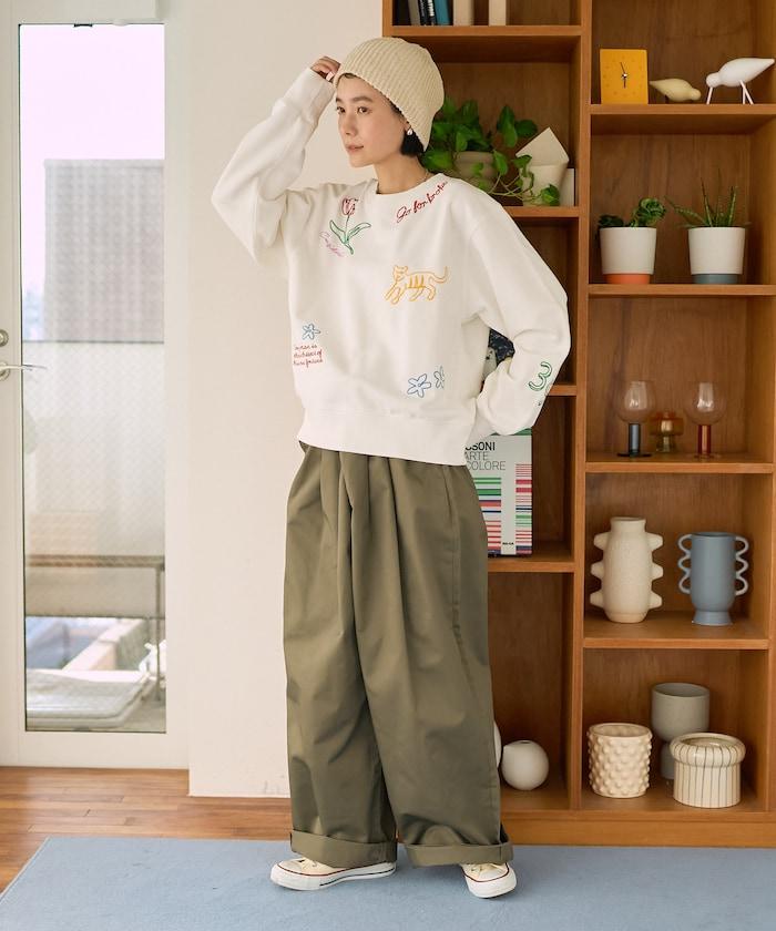 鏈式刺繡設計 衛衣