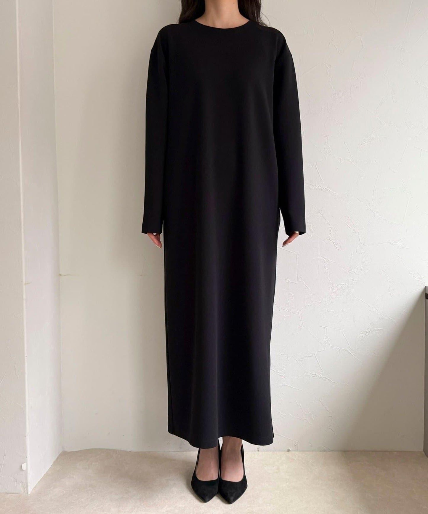 喬其紗腰帶連衣裙