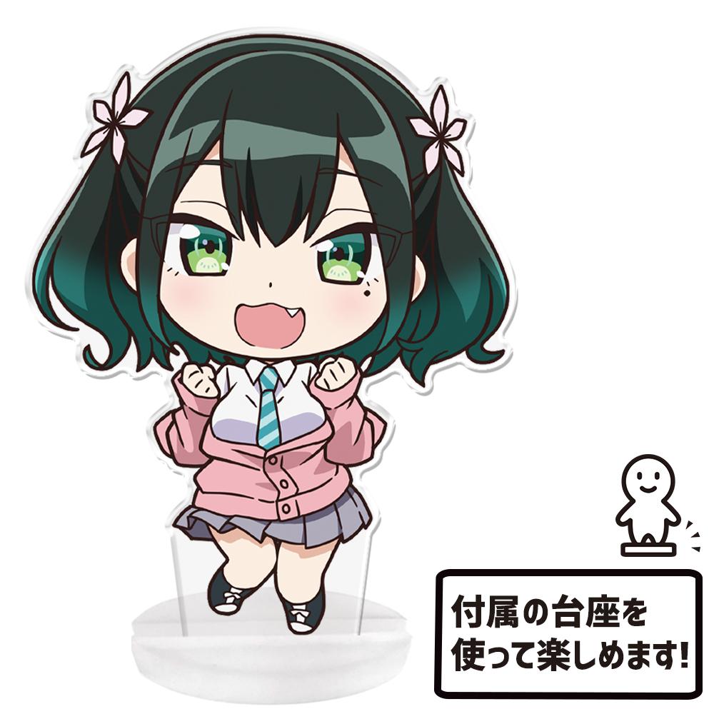 ばっどがーる ぷにこれ系列 瑠璃葉るら 亞克力立式立牌(含底座)
