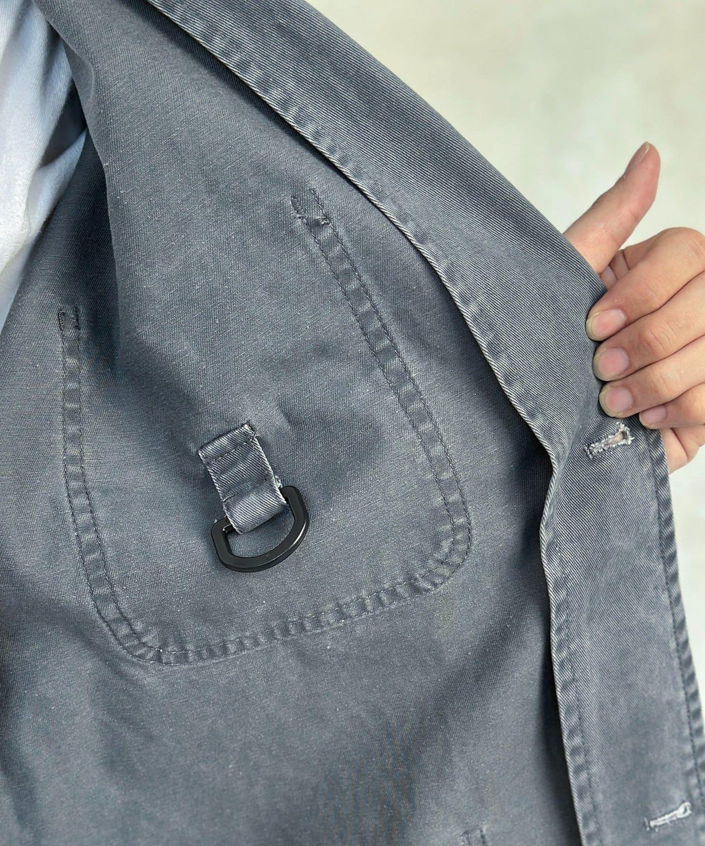 塗料染斜紋 西裝版型 西裝外套