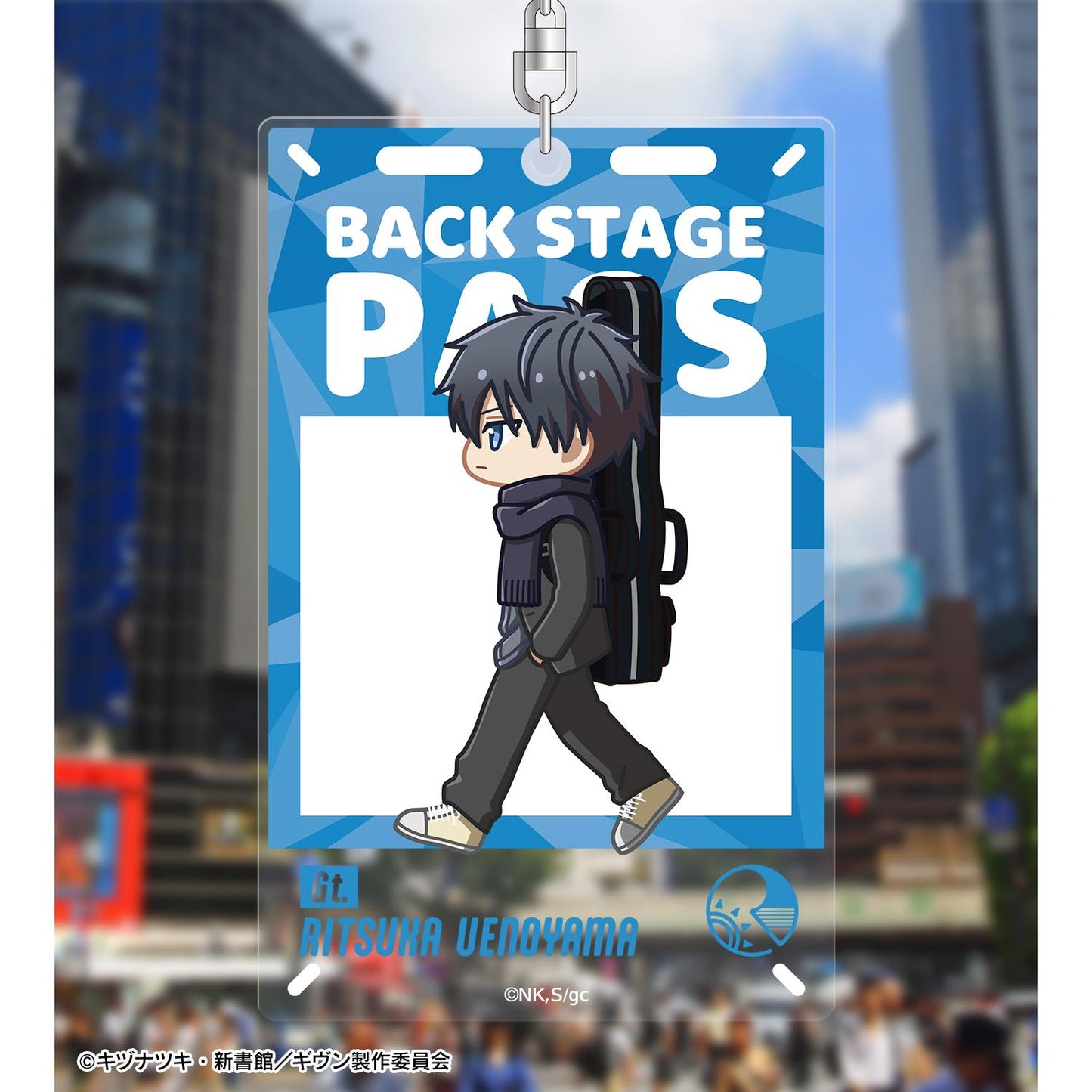 映畫《GIVEN 被贈與的未來》(被贈與的未來) 迷你夥伴系列 上ノ山立夏 後臺通行證風大號亞克力鑰匙扣