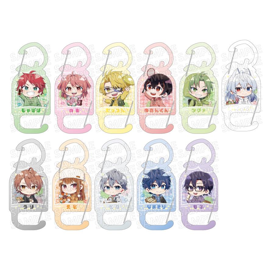 《七彩桃子》 亞克力登山扣系列 野餐主題 亞克力登山扣 盒裝11件套