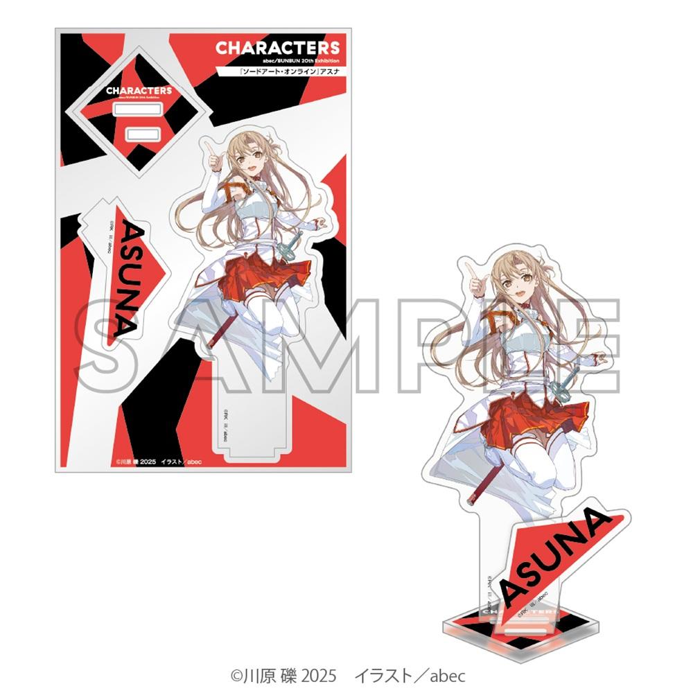 刀劍神域(刀劍神域) abec/BUNBUN 20th Exhibition 系列 アスナ 亞克力立牌