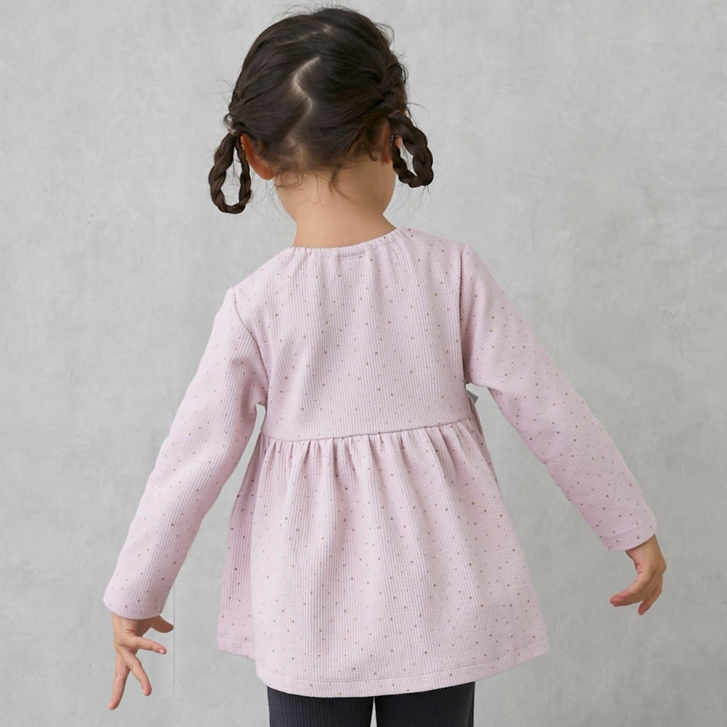 加絨 蝴蝶結 針織 長款上衣