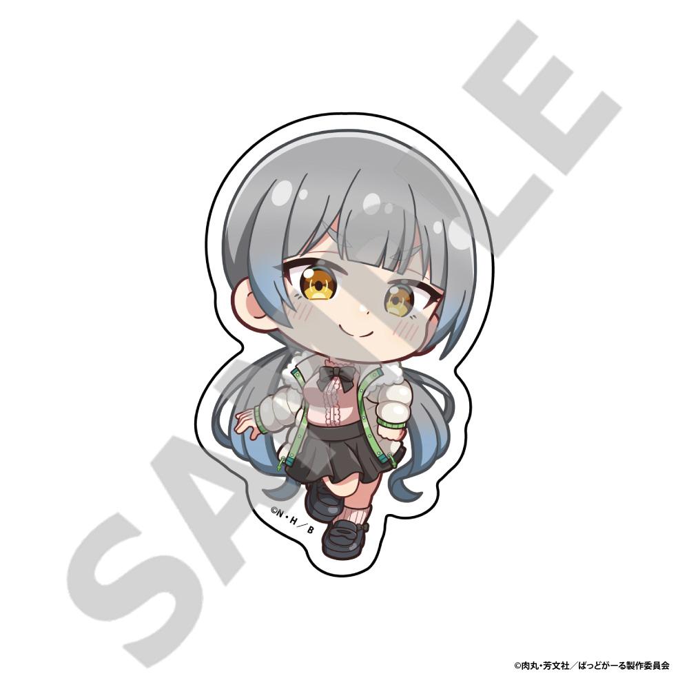 Q版水鳥水花 ばっどがーる 異形貼紙