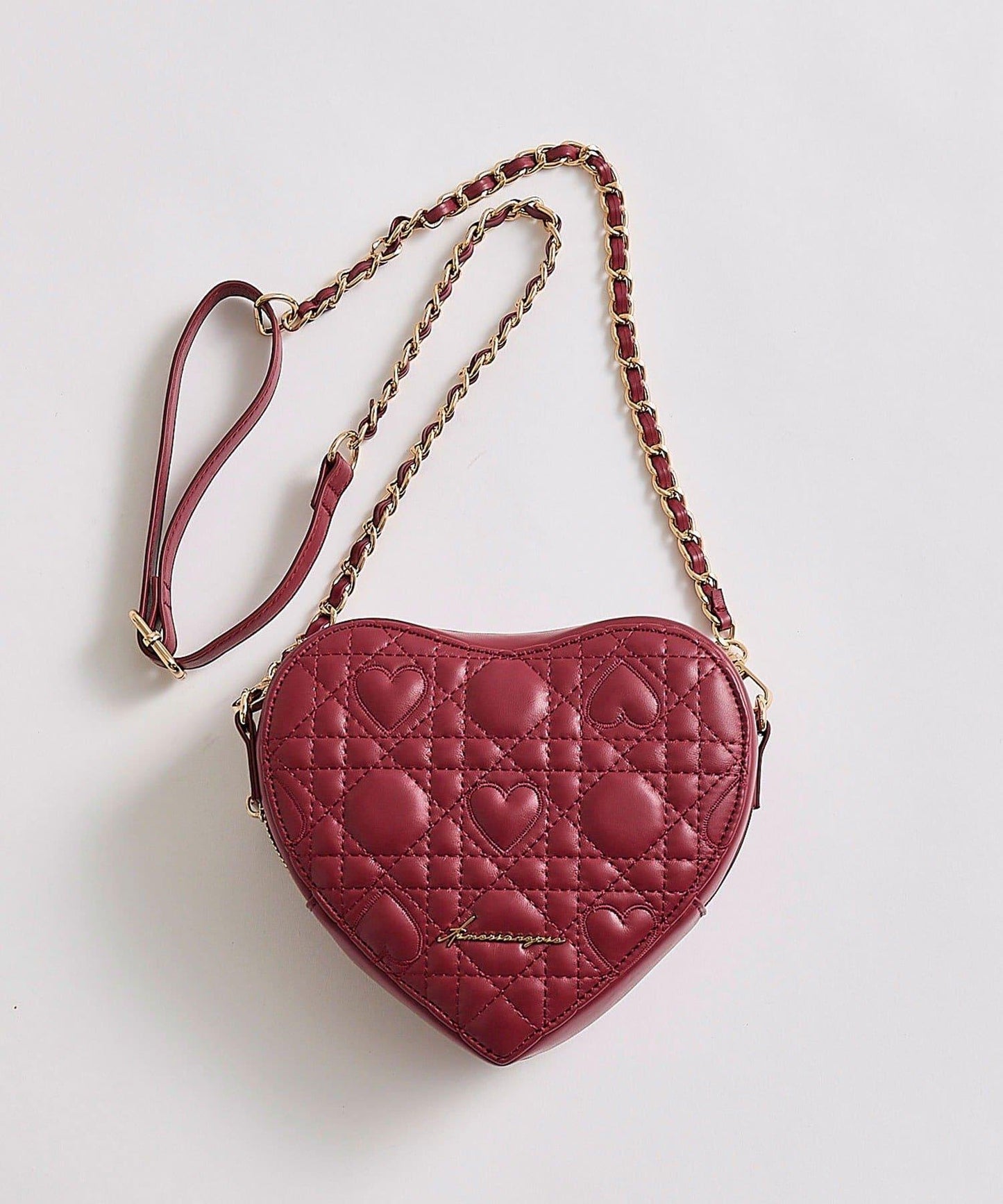 Valentine Collection Aimerianejoie 心形絎縫單肩包