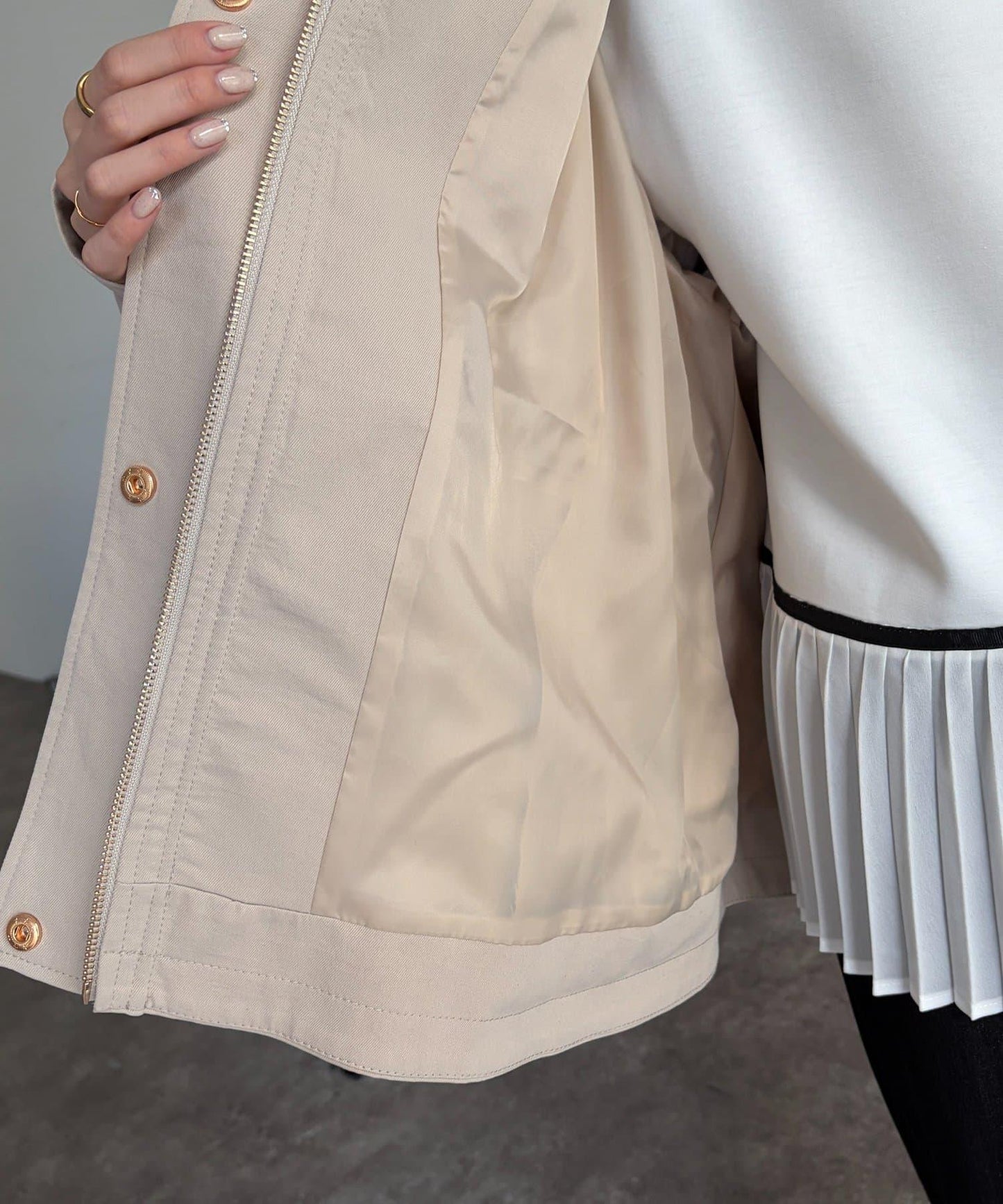 蓬鬆廓形 休閒夾克