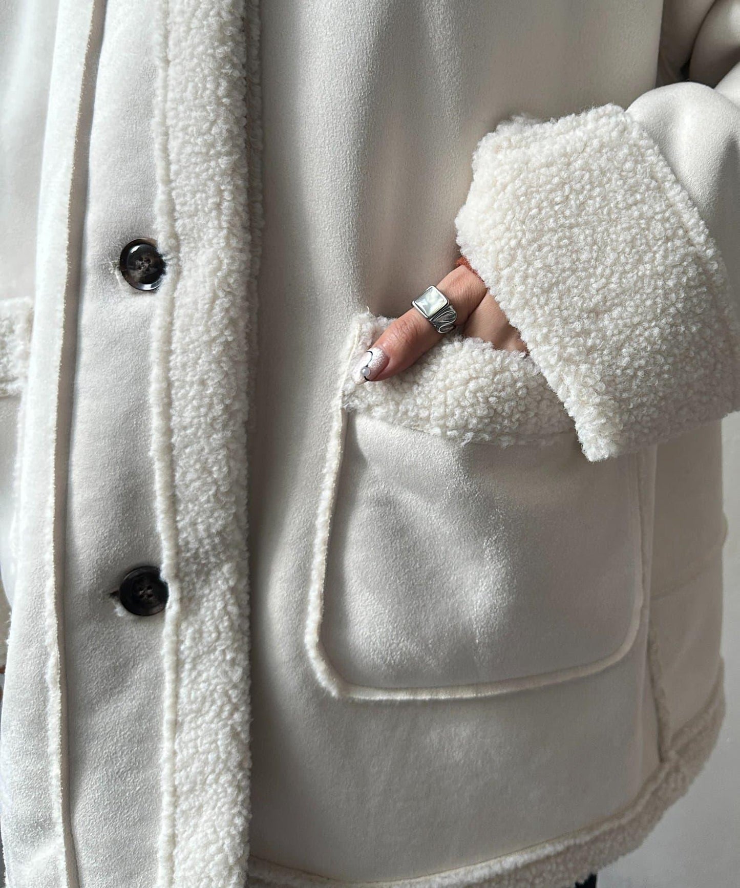 羊羔絨中款外套 F款