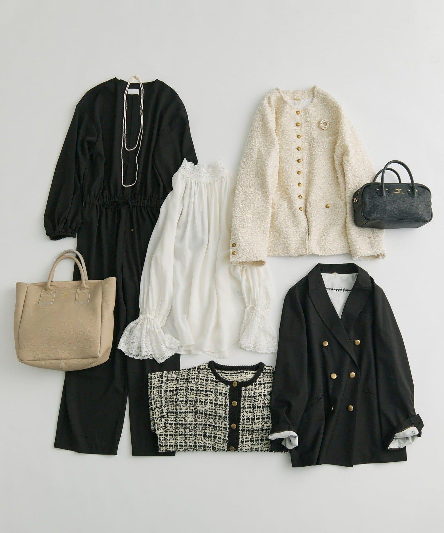 雙珍珠裝飾胸針