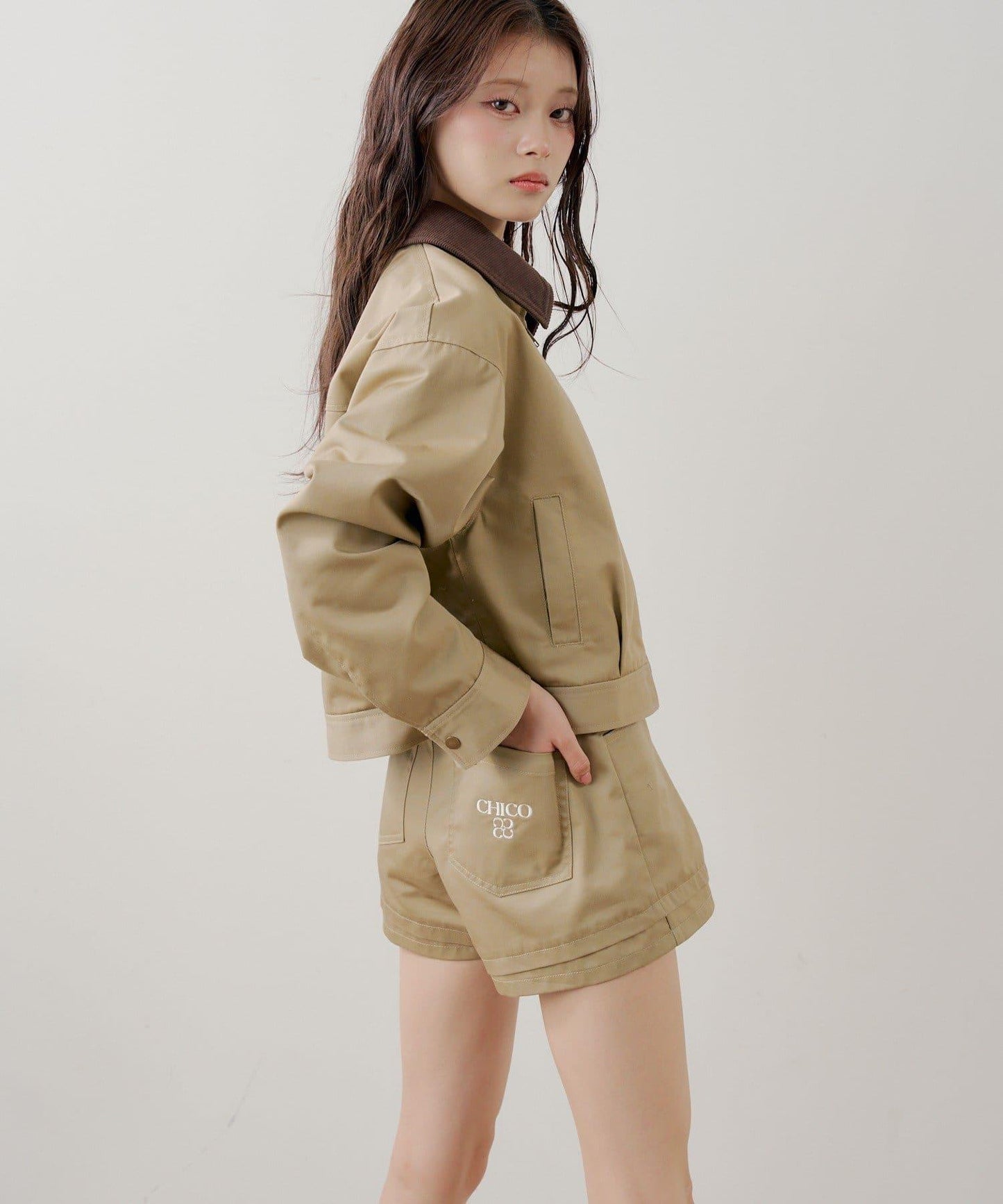 Chico 緊湊層疊短褲