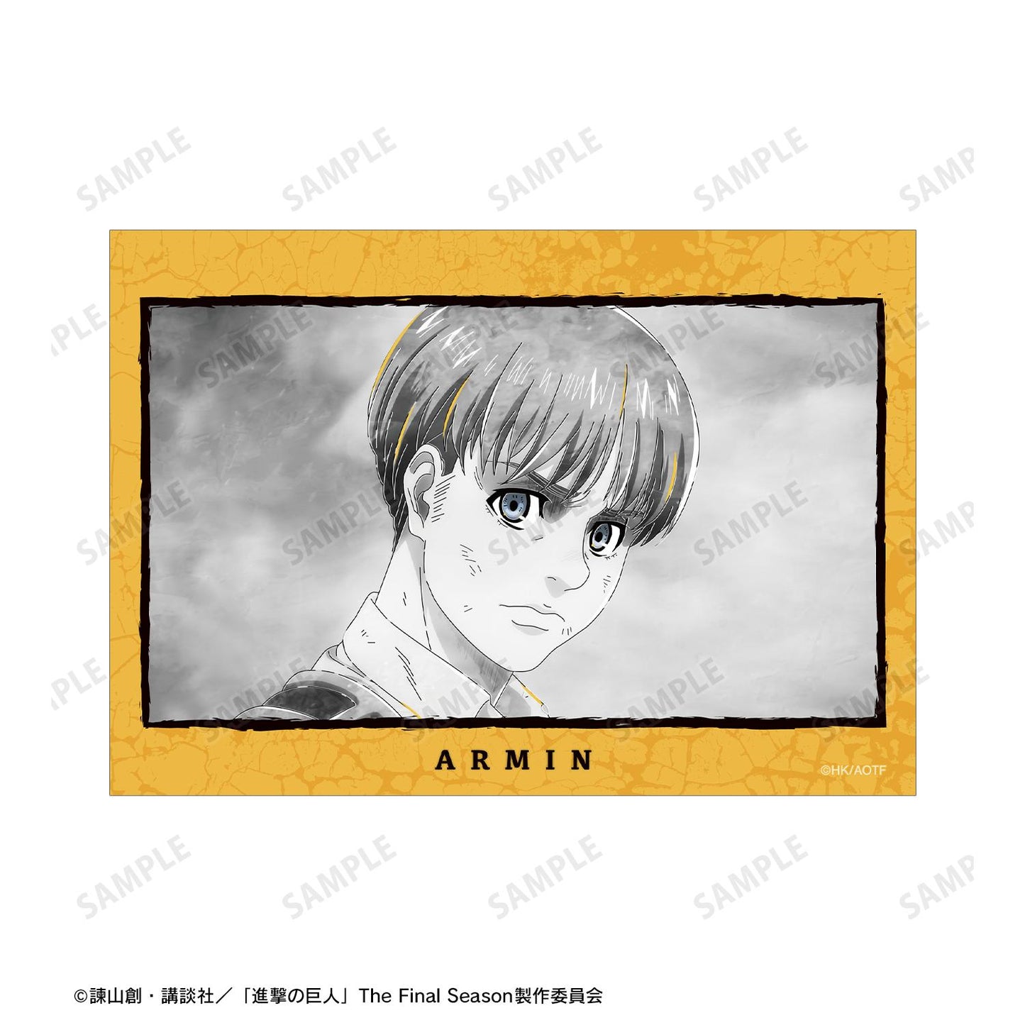 《進擊的巨人》 Ani‑Art BLACK LABEL 系列 第二彈 アルミン 明信片2枚套裝