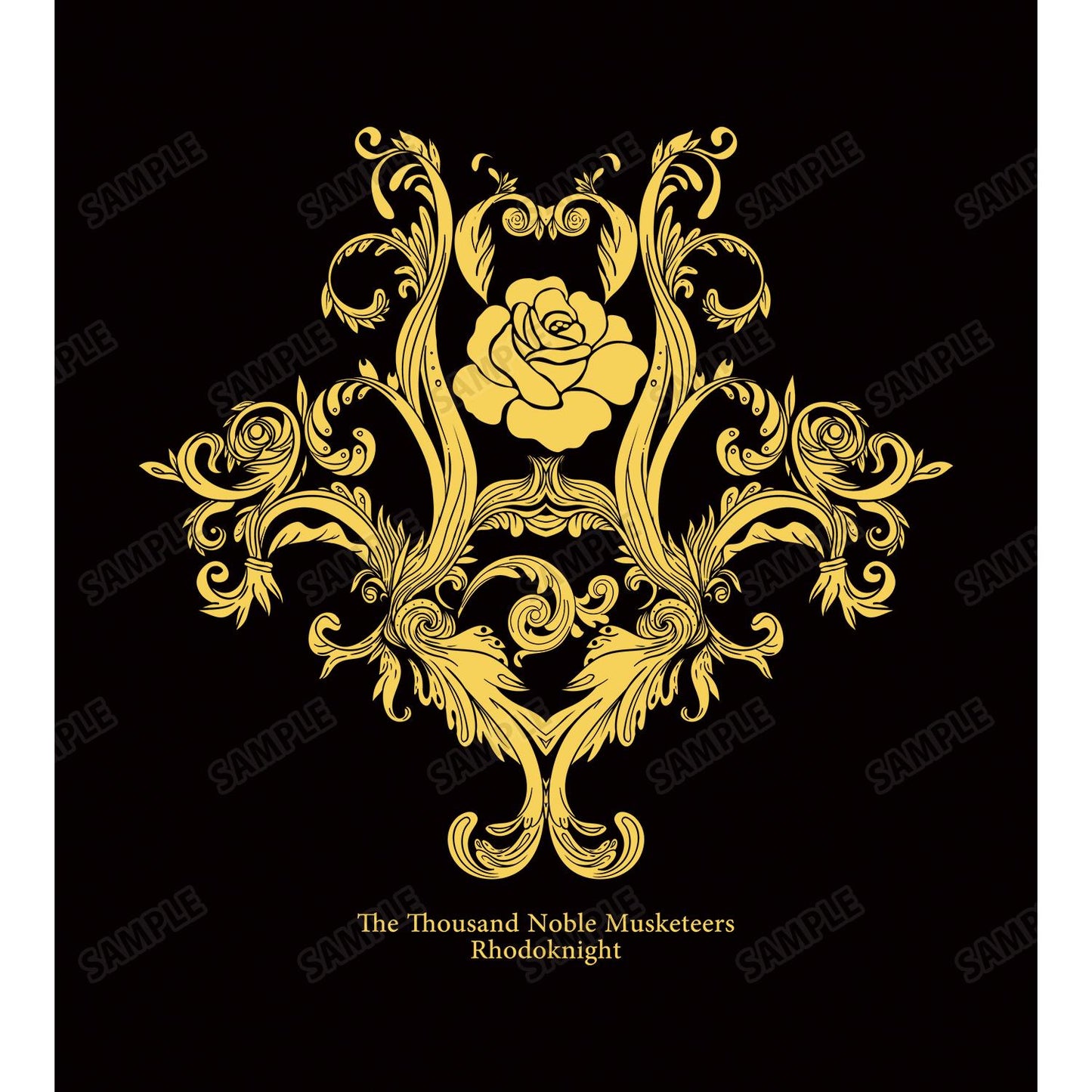 《千槍士》 Rhodoknight_ 絕対高貴 背部印花 連帽衛衣 S碼男款