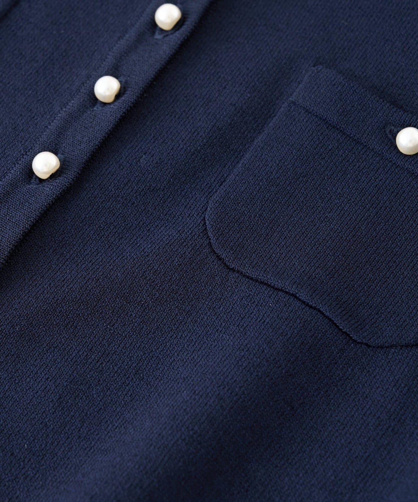 適度利落感 清涼觸感 防曬 珍珠扣 針織開衫