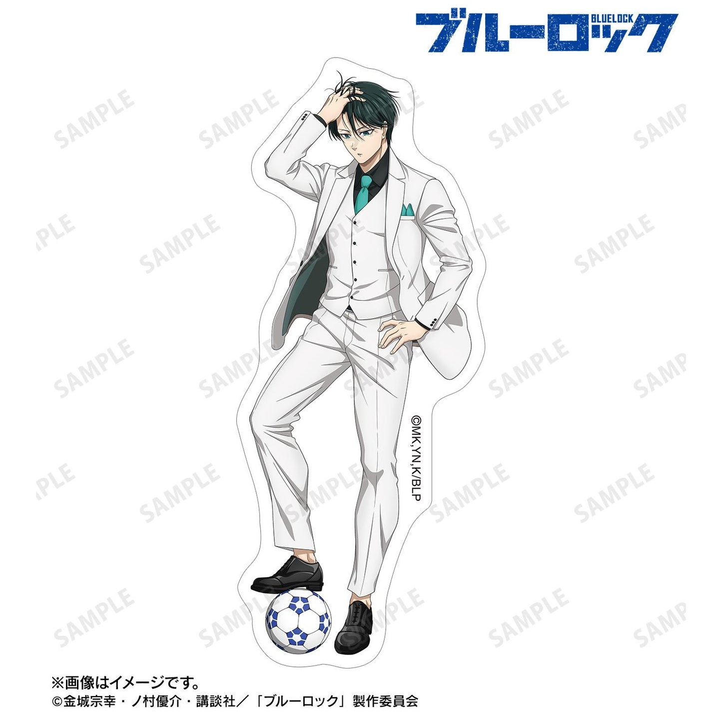 《藍色監獄》(藍色監獄) 繪製款 第二彈 糸師凜 西裝造型ver. 異形貼紙