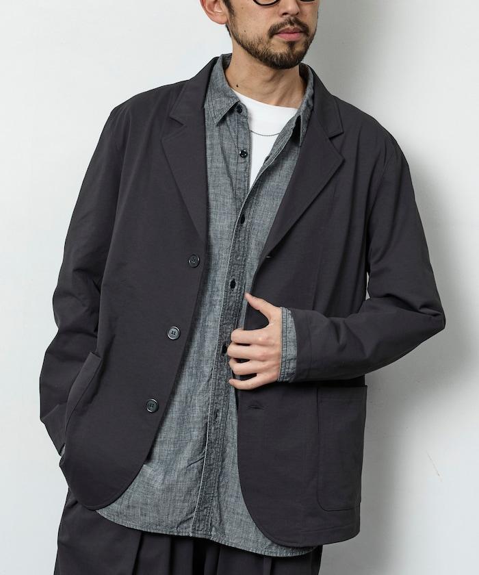 AIRDRY HIGH TECH YARN 高機能素材 テーラードジャケット リラックスフィット
