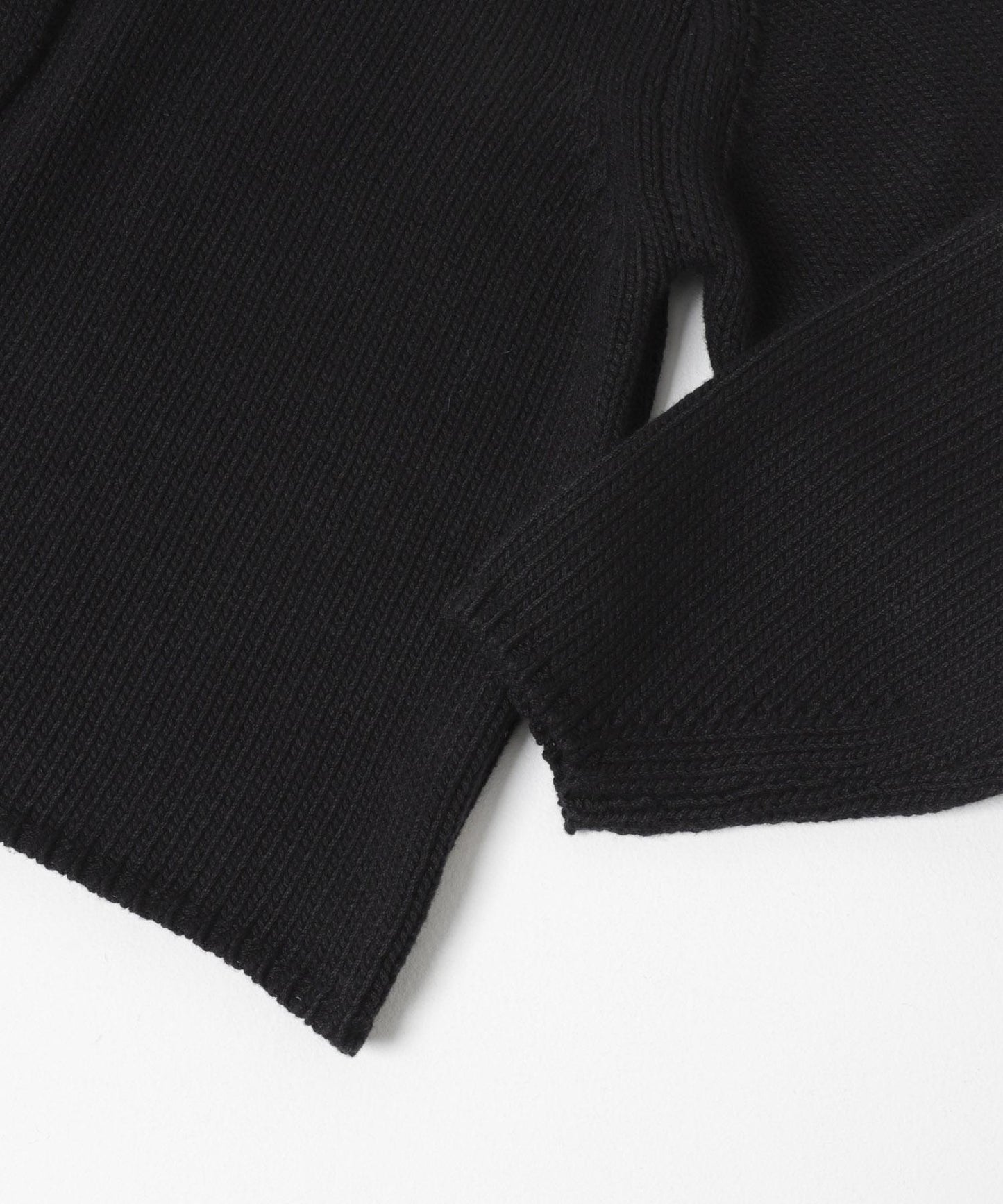 棉質低密度針織短款開衫