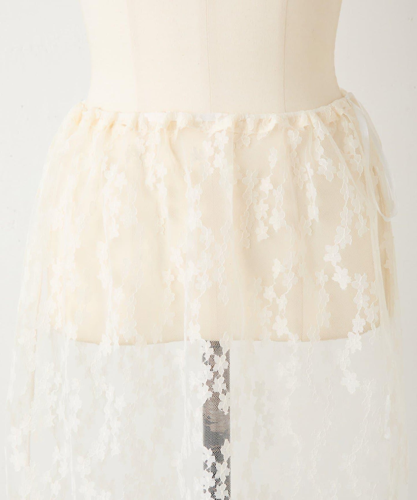 FRIPIER 蕾絲拼接針織上衣