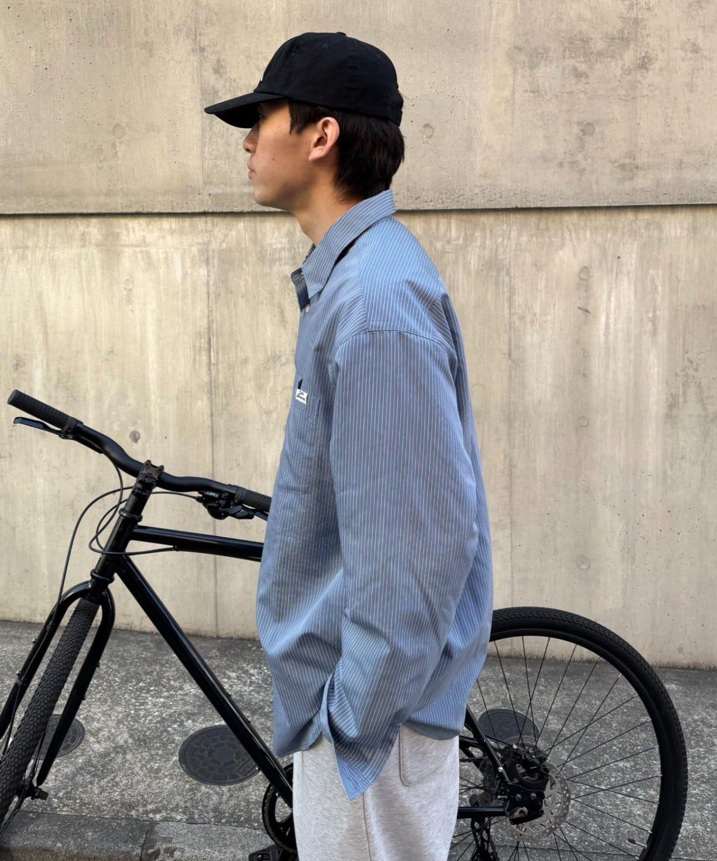 絲滑觸感立體條紋襯衫(26SS展示款)