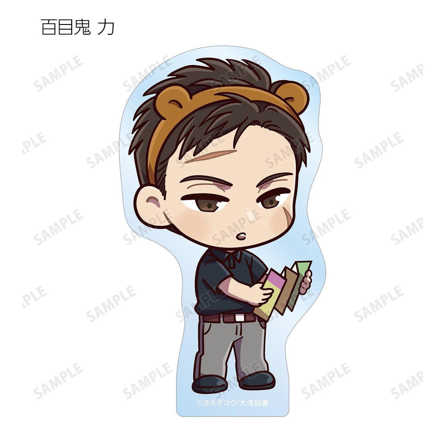 《鳴鳥不飛》 Q版角色系列 主題樂園款 矢代&百目鬼 不規則裁切貼紙2枚套裝
