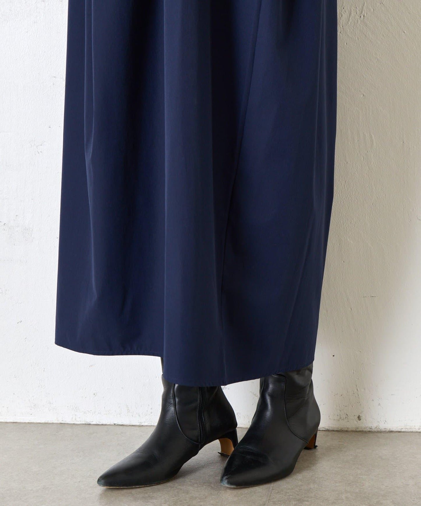 撞色拼接連衣裙