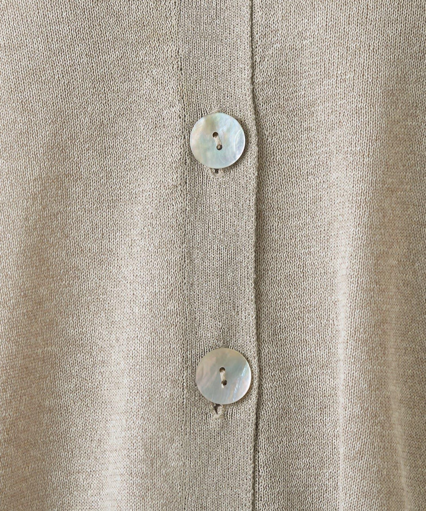 貝殼紐扣設計 針織開衫