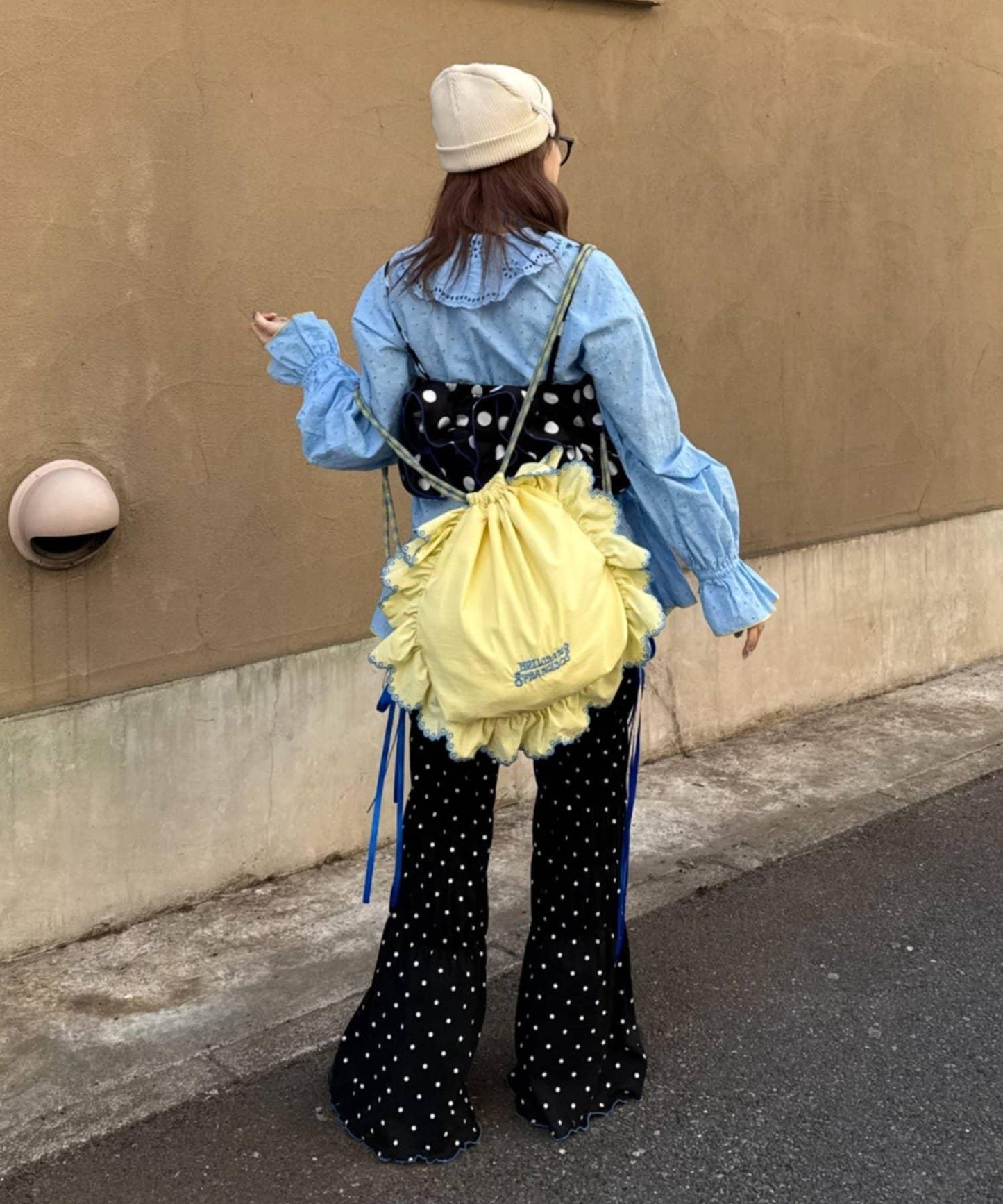 HELLO.SANFRANCISCO/ハローサンフランシスコ 荷葉邊蕾絲長款上衣