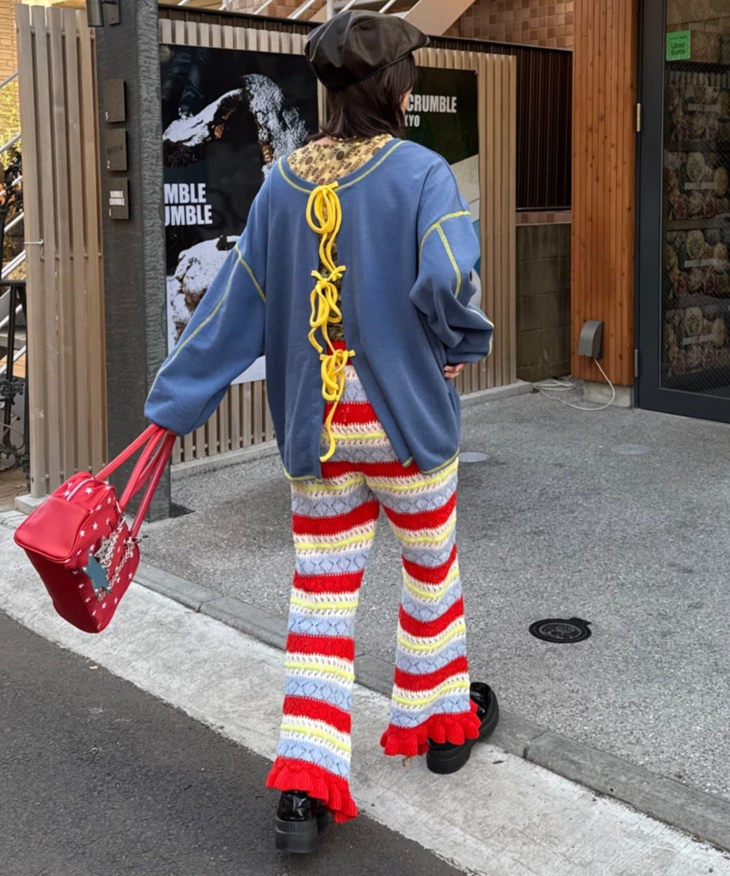 HELLO.SANFRANCISCO ハロサン 2WAY 鏤空衛衣