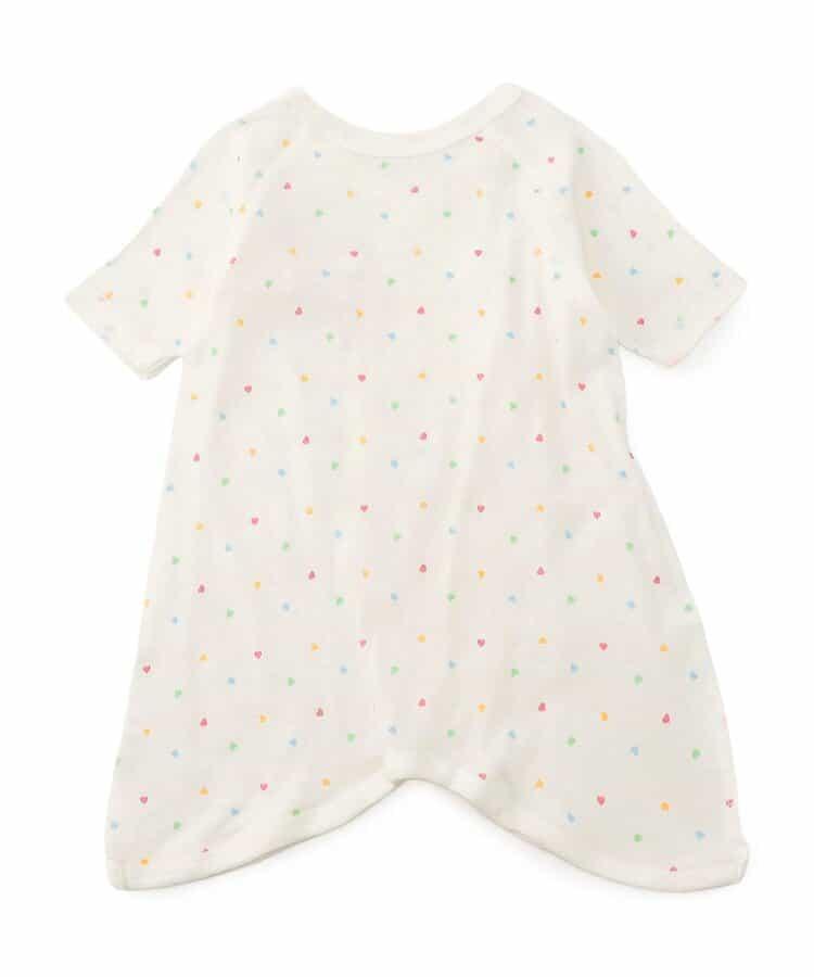 嬰兒長袖全印花羅紋連體內衣