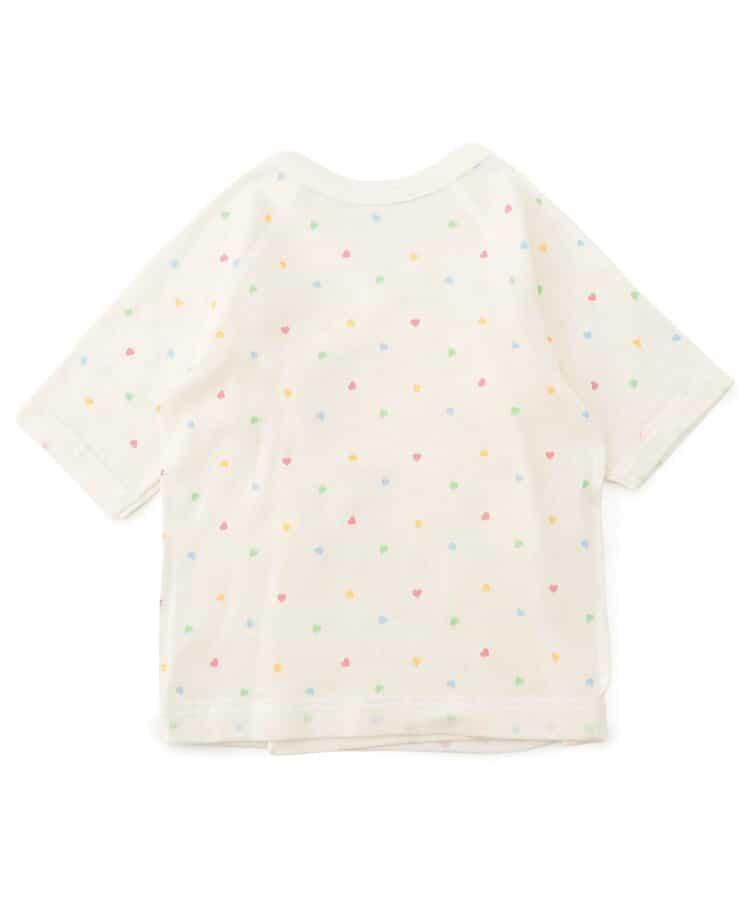 嬰兒短袖羅紋全印花內衣