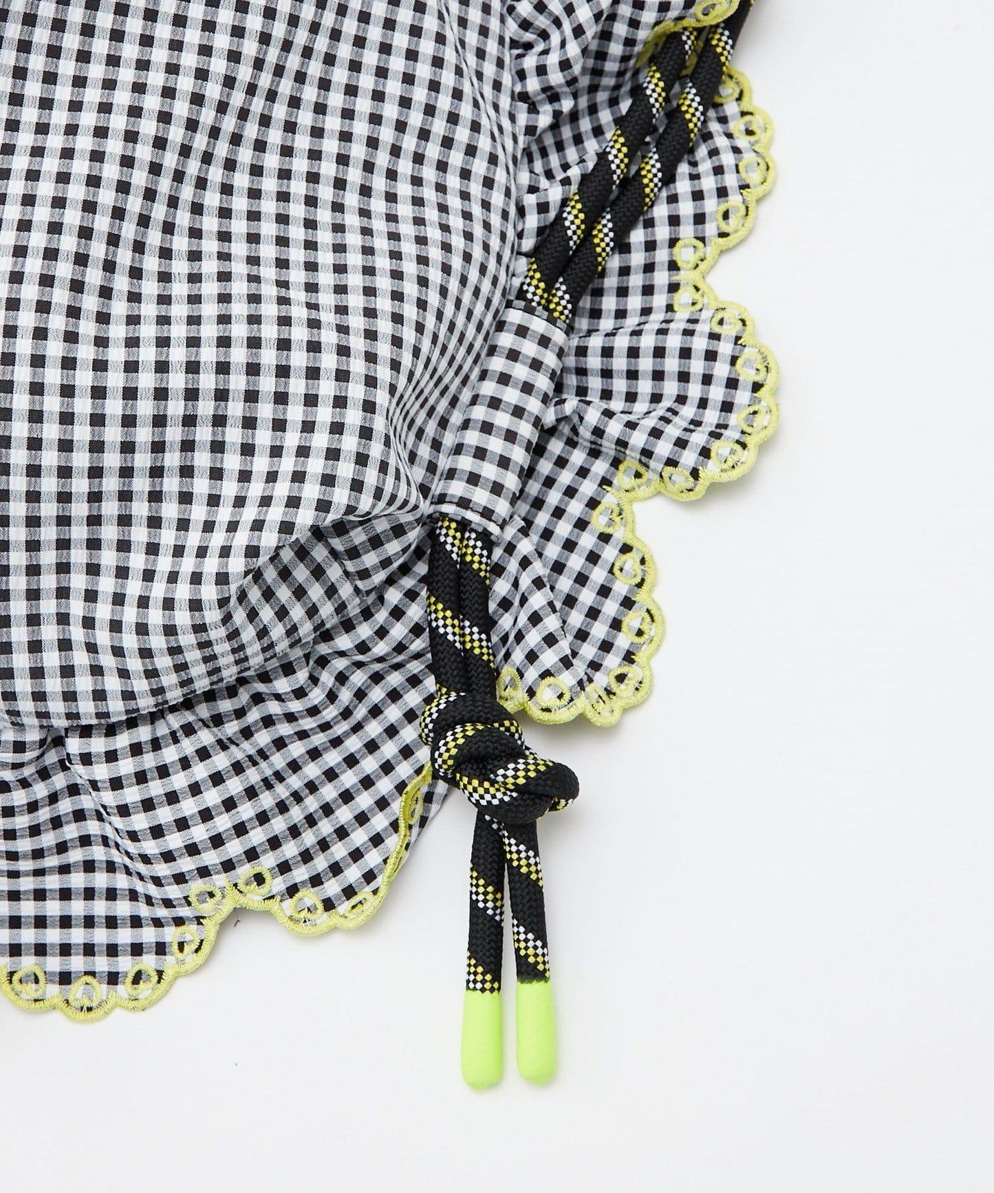 HELLO.SANFRANCISCO ハローサンフランシスコ 傘繩荷葉邊設計 束口揹包