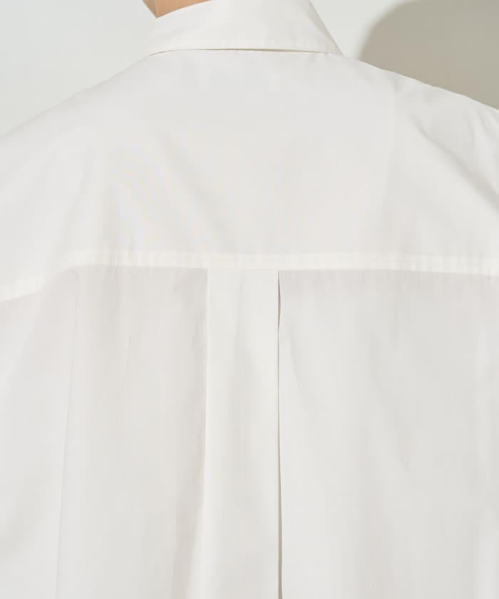 寬鬆版型 長袖有領 府綢襯衫