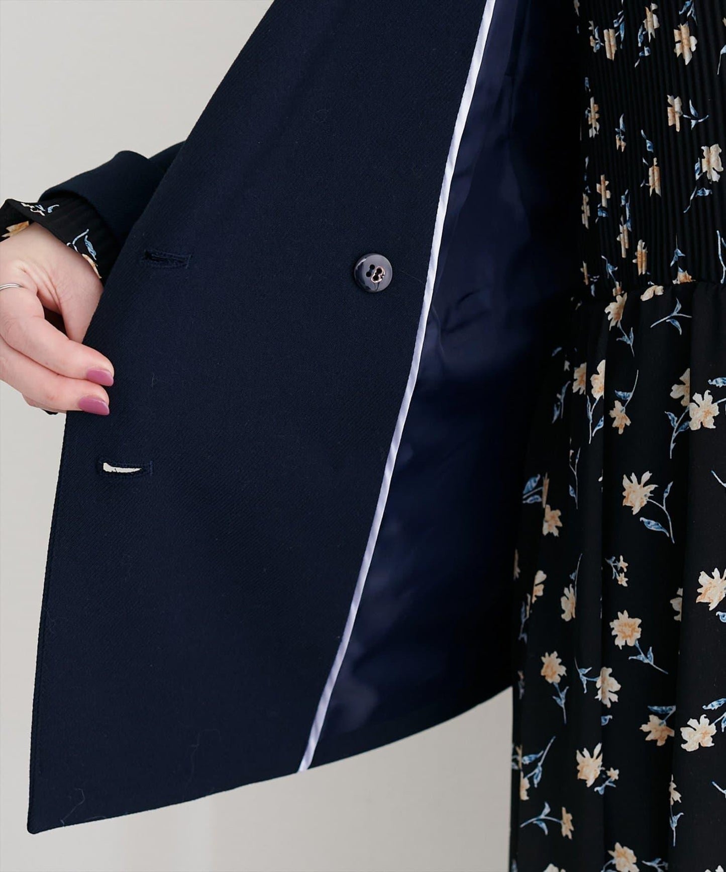 〈osono〉 珍珠扣西裝領西裝外套