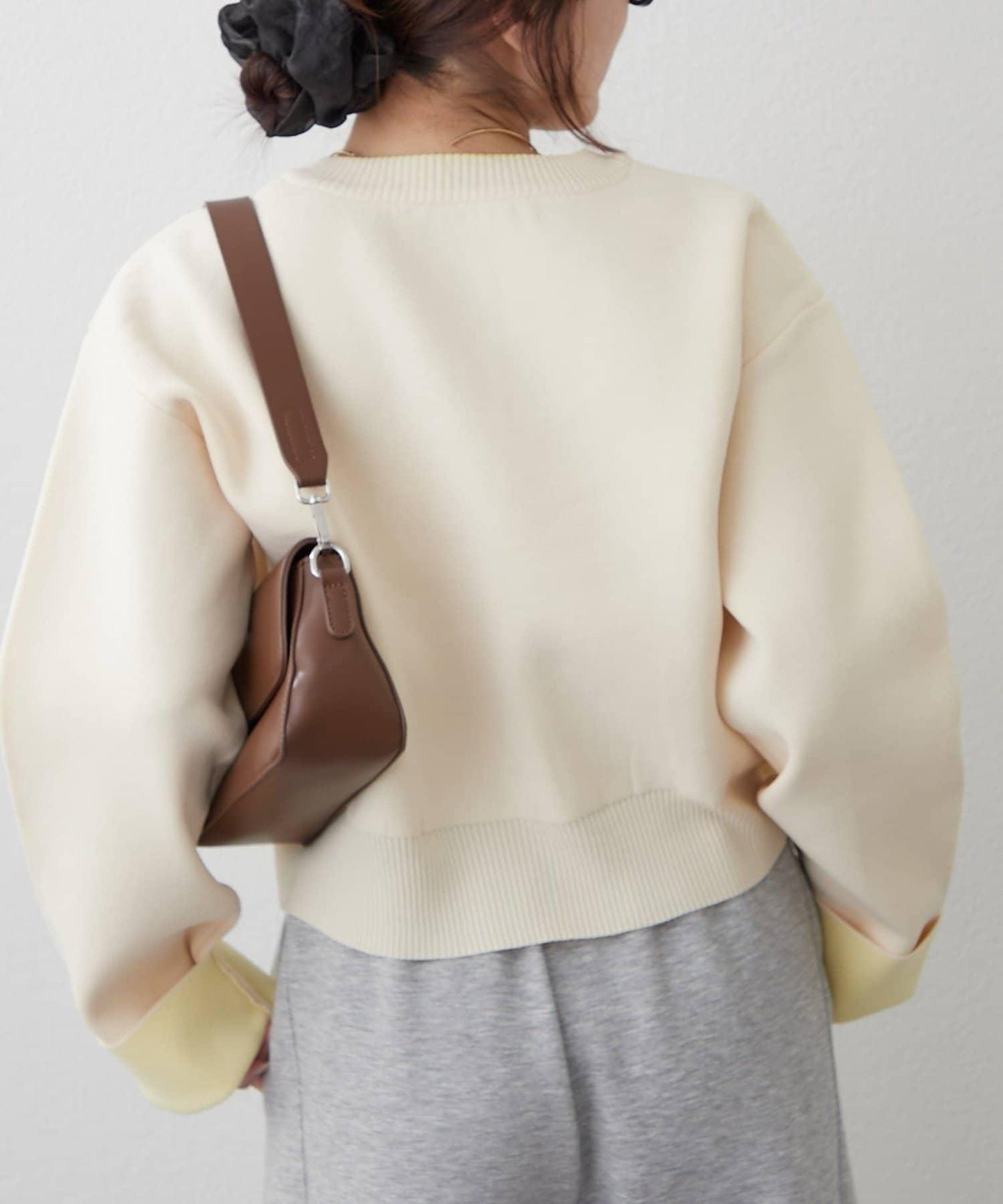 配色設計 海綿質感針織開衫