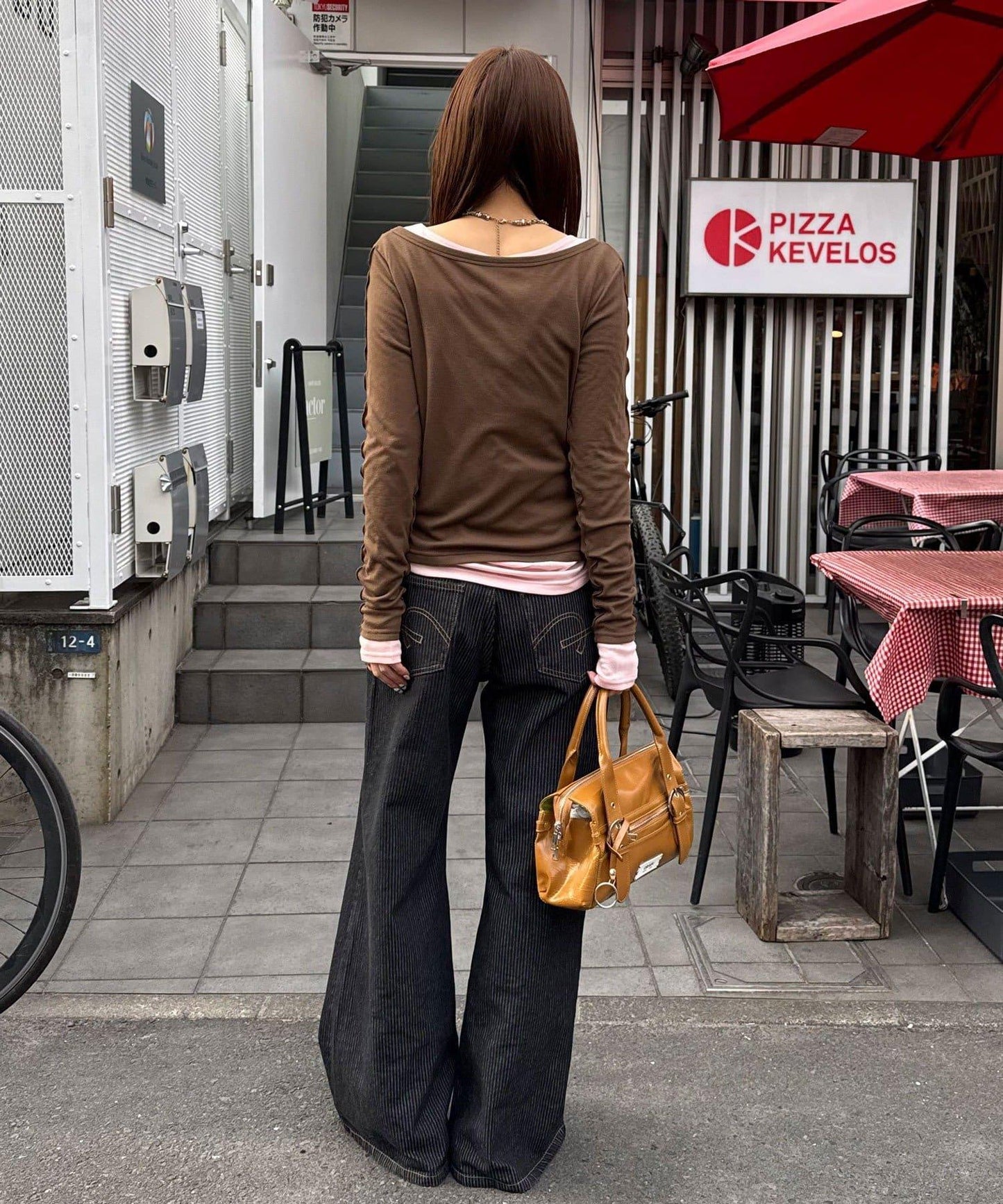 兩件套彈力透紗疊穿上衣