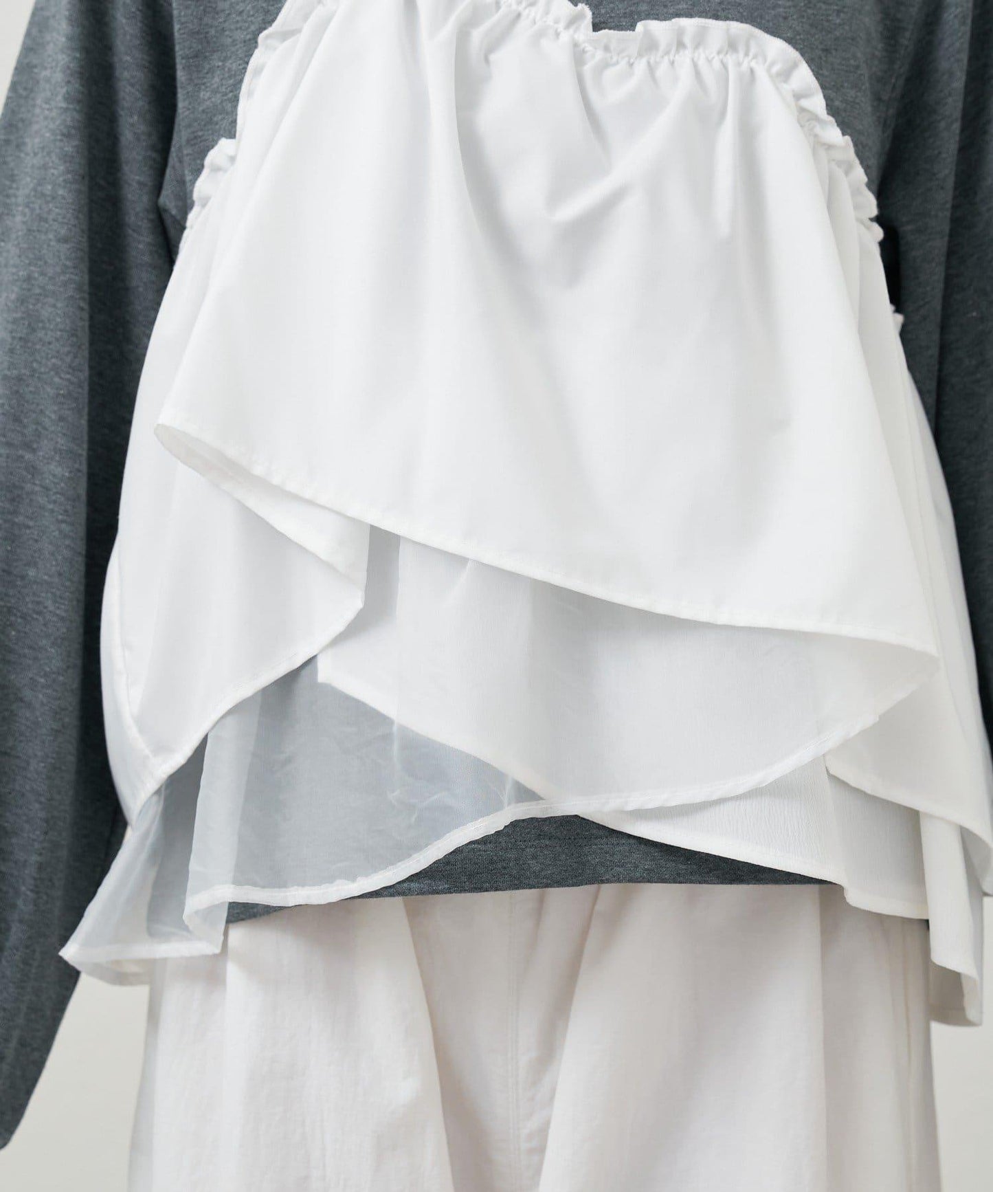 背心拼接設計衛衣