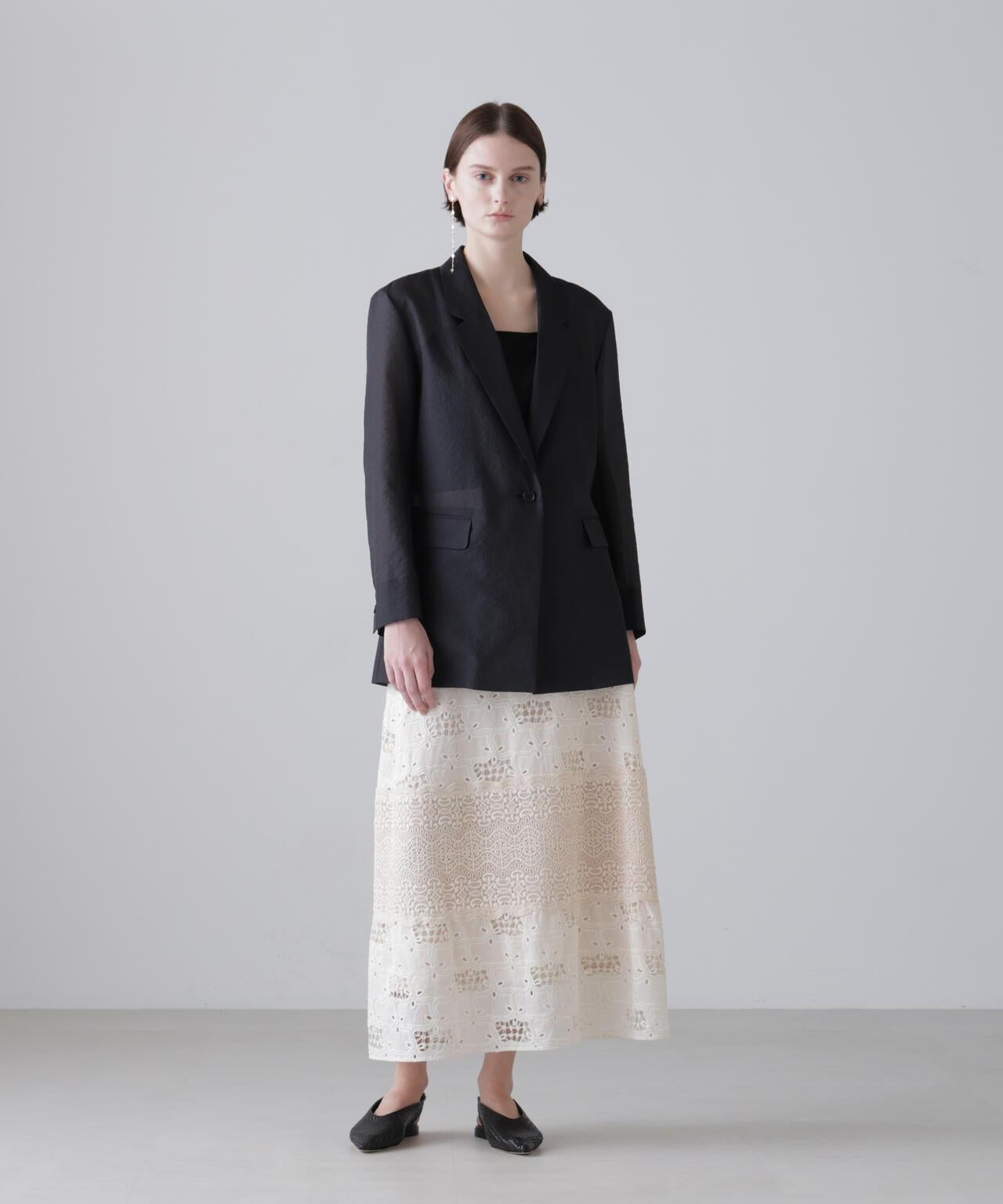 絲感歐根紗夾克