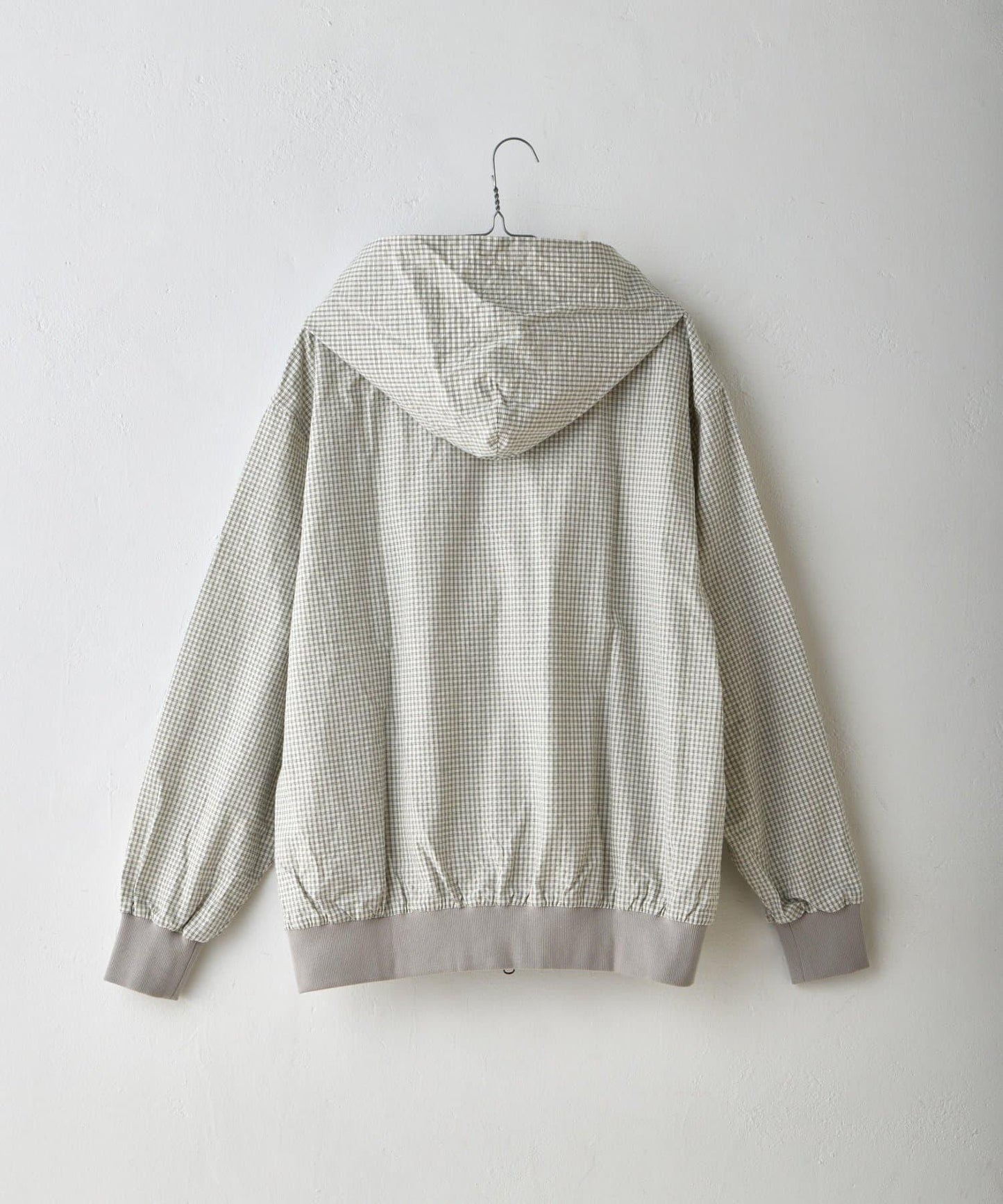 WHIMSIC 格紋拉鍊連帽襯衫