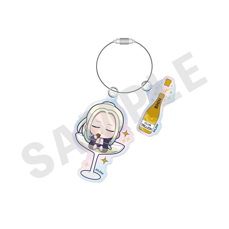 えぶりでいホスト シン オーロラ亞克力鑰匙扣 シャンパンver.