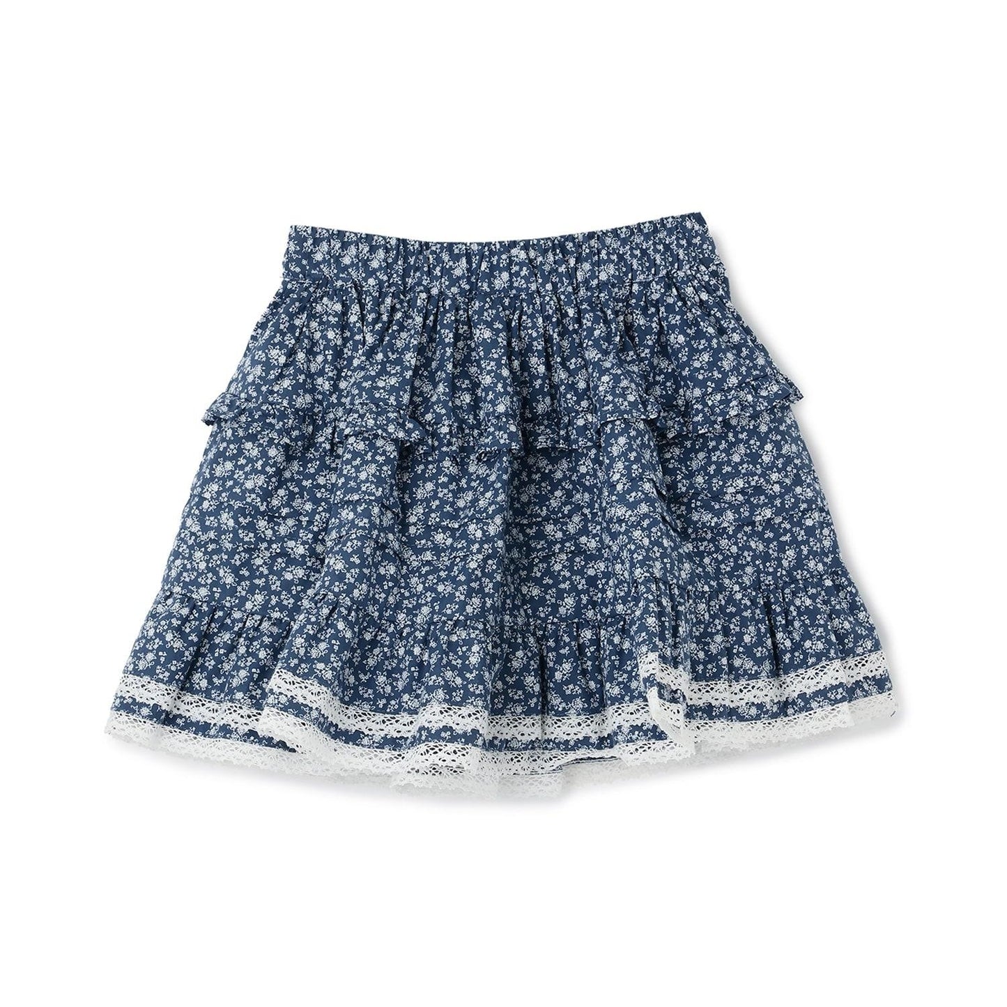 荷葉邊層疊半身裙