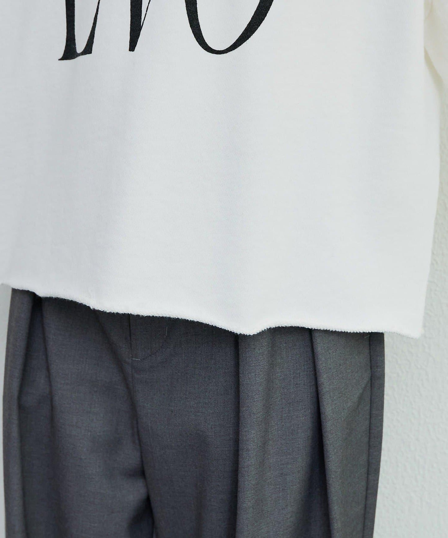 大字母毛圈衛衣