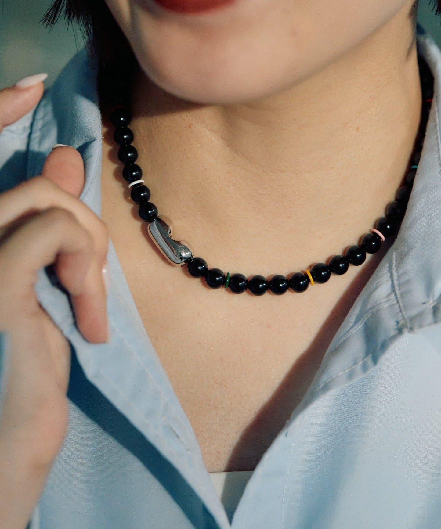 POP 珍珠磁吸項鍊