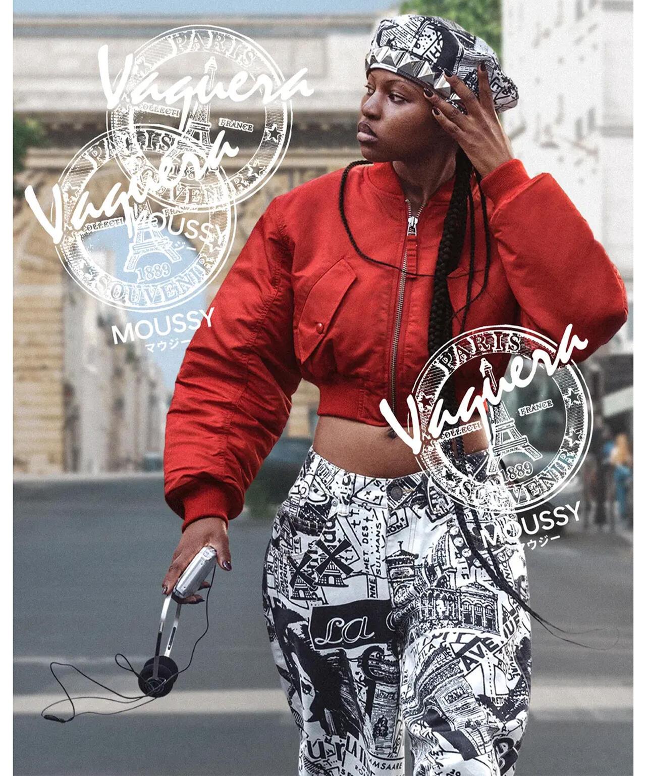 VAQUERA×MOUSSY VQ AVIATOR JACKET 夾克