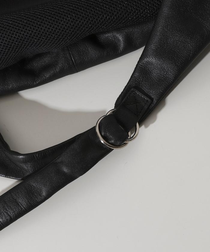 牛革防潑水 Leather Crossbody Sling Bag 斜挎包