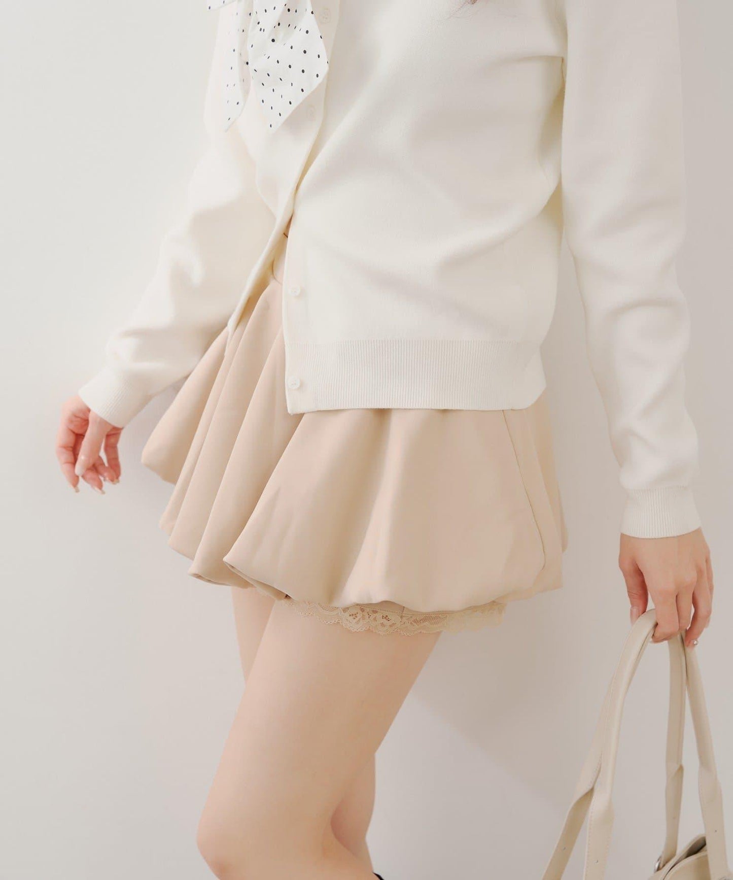 層次泡泡迷你半身裙