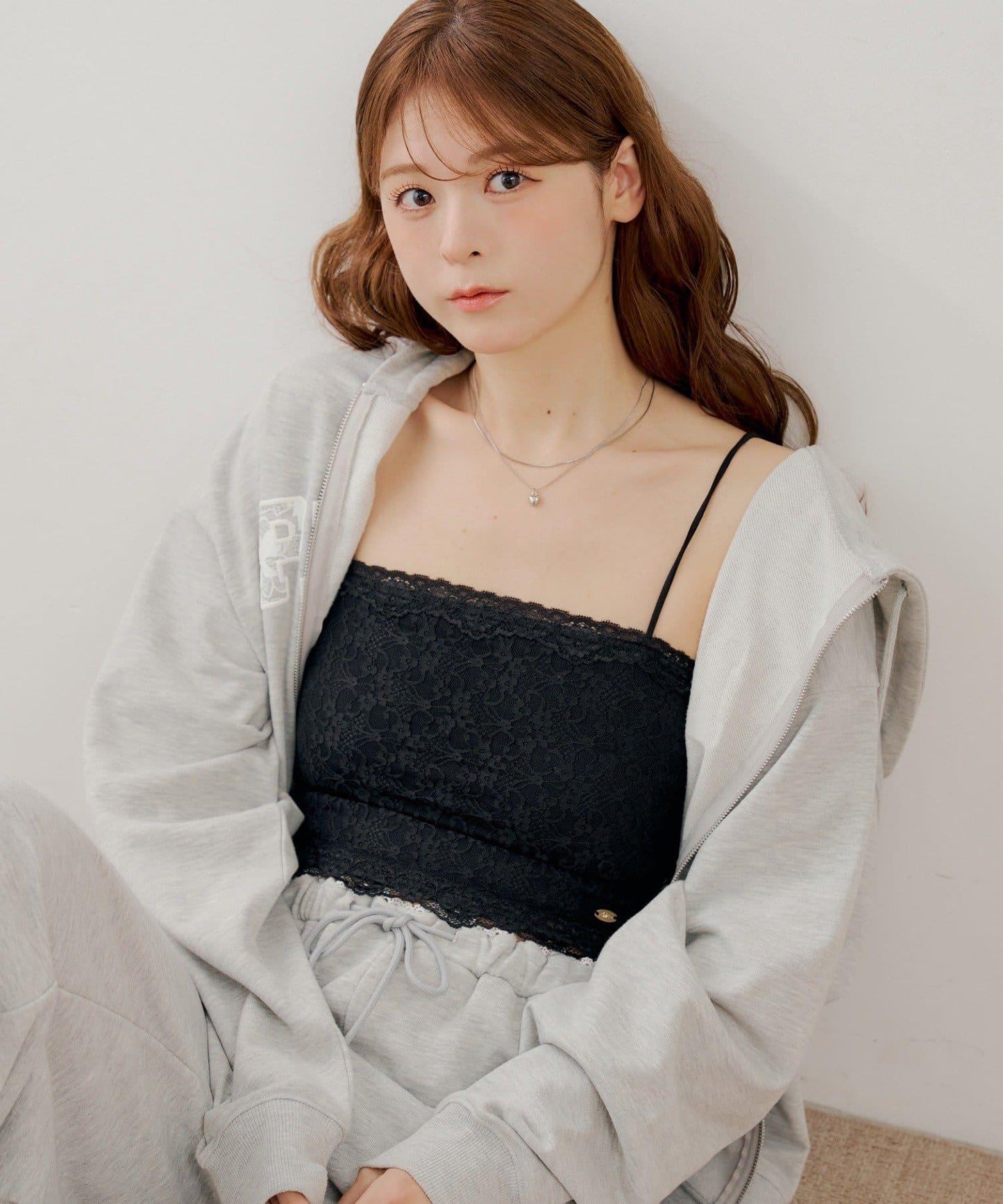 帶杯 露肩 蕾絲 抹胸